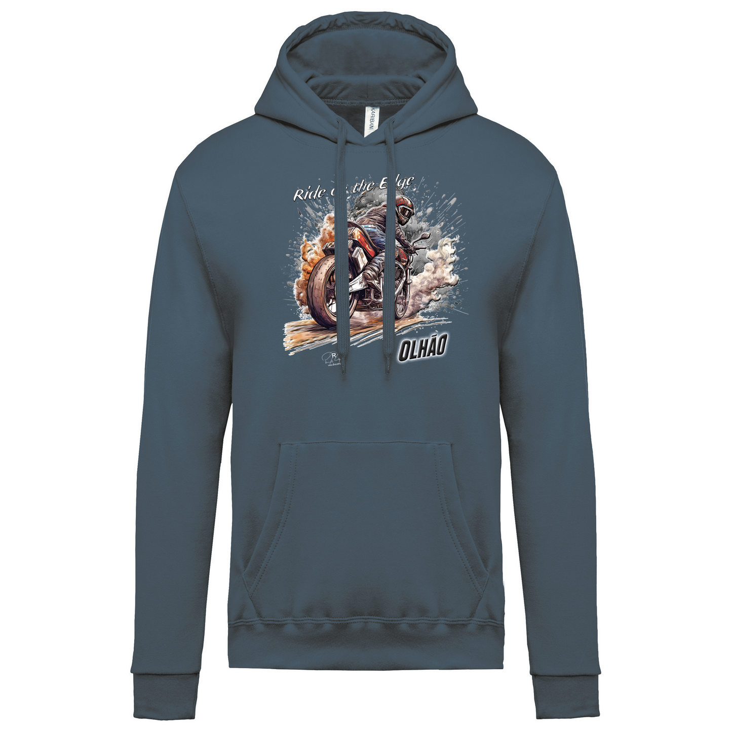 Sweatshirt Kariban com Capuz Ride on the Edge Olhão