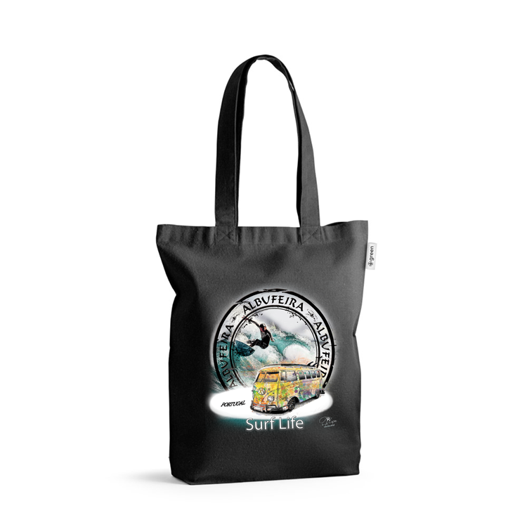 Sacos de Algodão Ecológico 220g Surf Life Albufeira