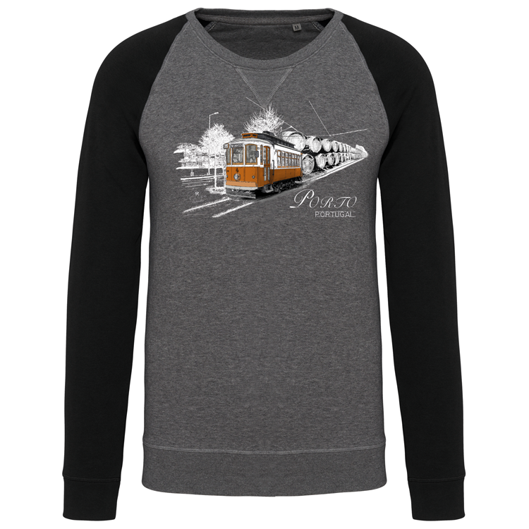 Sweatshirt Bicolor sem capuz Pipas