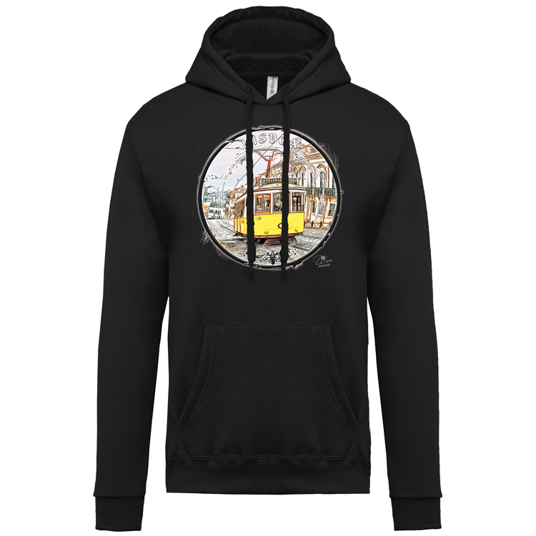 Sweatshirt Kariban com Capuz Calçada do Combro