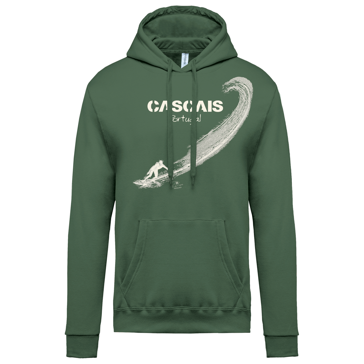 Sweatshirt Kariban com Capuz Surf Cascais