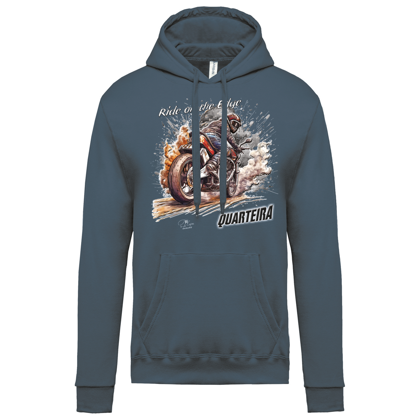 Sweatshirt Kariban com Capuz Ride on the Edge Quarteira