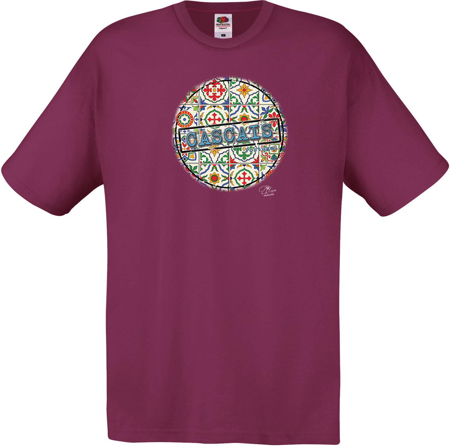 T-shirt Fruit of the Loom, Original 145g, Pin Cascais