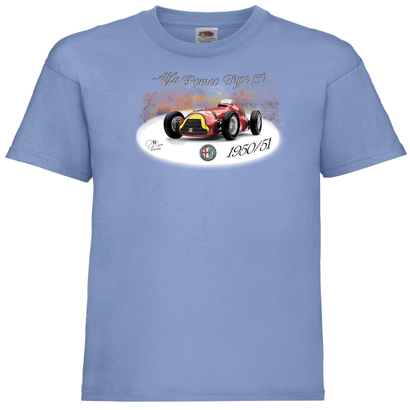 T-shirt Fruit of the Loom Kids Alfa Romeo Type 159