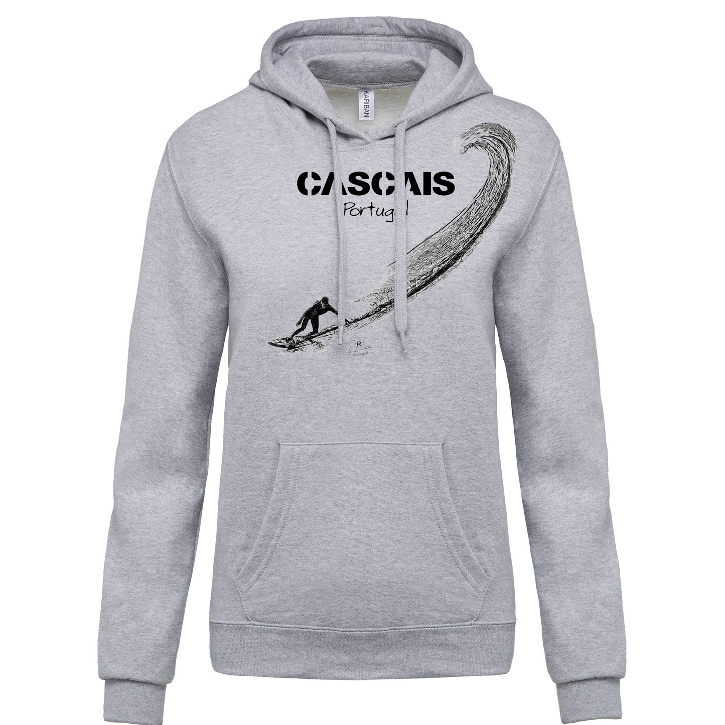 Sweatshirt Kariban com Capuz Surf Cascais
