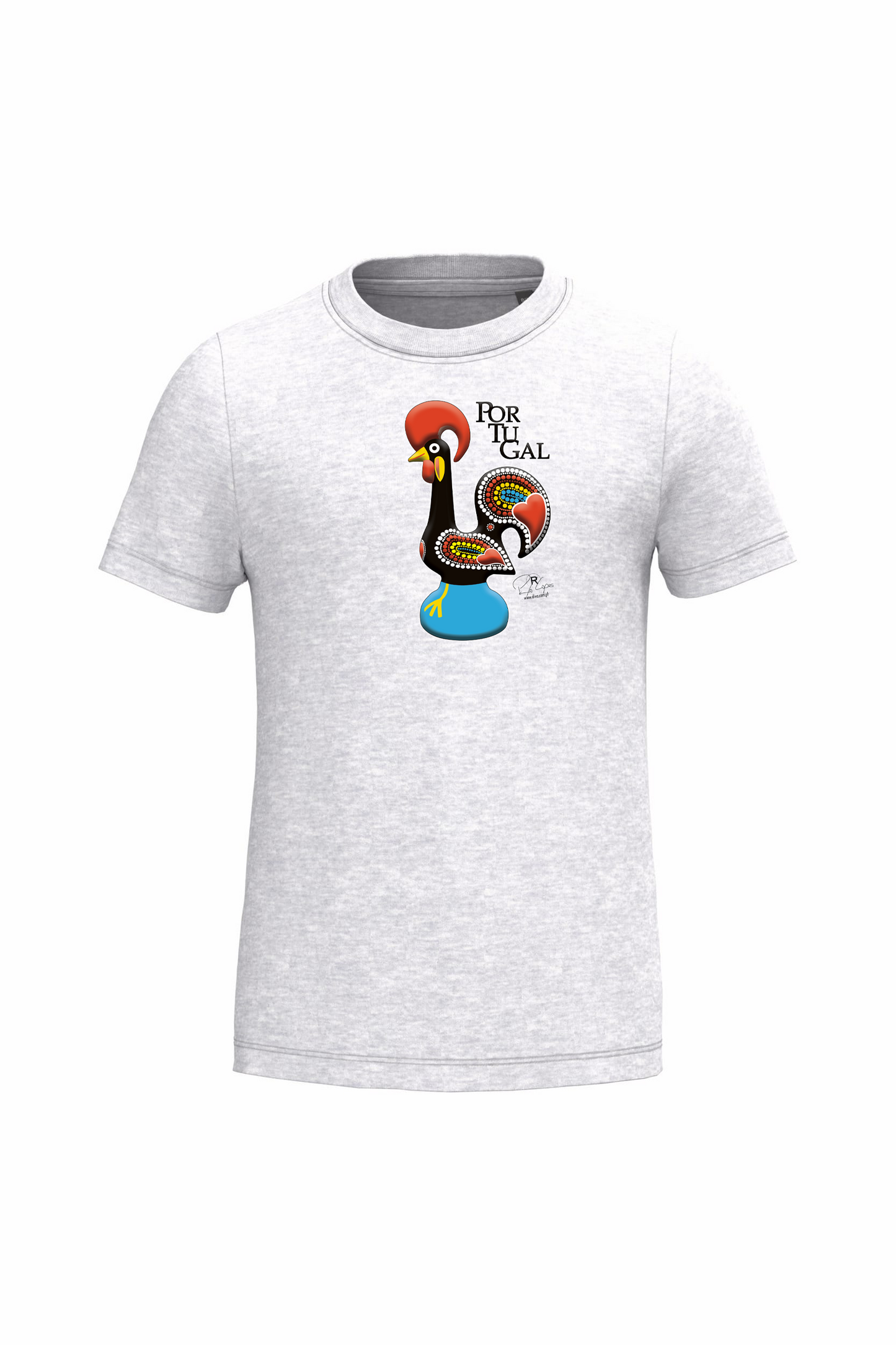 T-shirt de Criança Kariban Galo de Barcelos