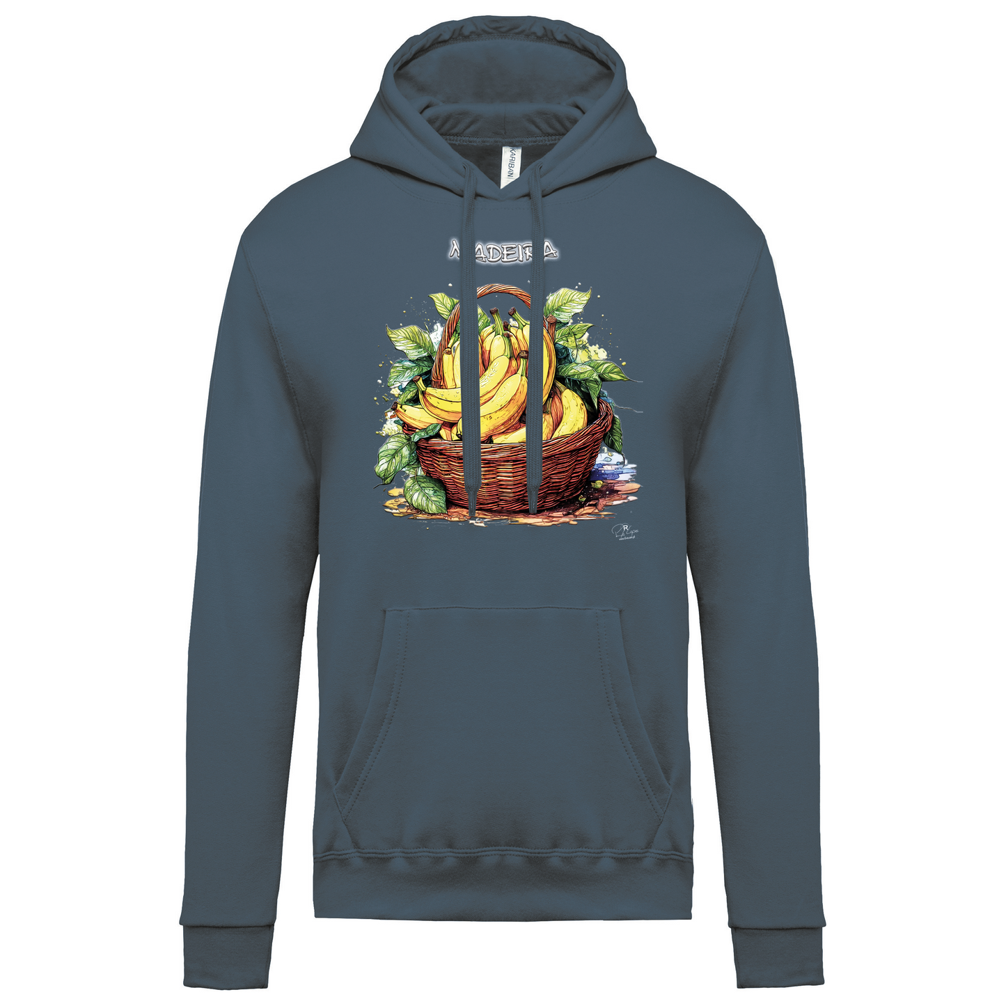 Sweatshirt Kariban com Capuz Cesto Bananas