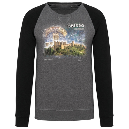 Sweatshirt Bicolor sem capuz Vila Medieval