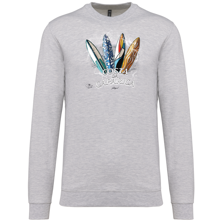 Sweatshirt Kariban sem Capuz Surfboards Costa da Caparica