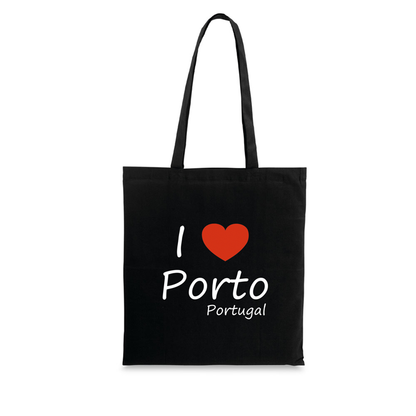 Saco Algodão 140g I Love Porto