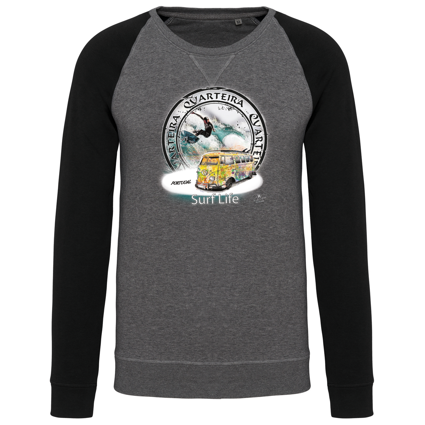 Sweatshirt Bicolor sem capuz Surf Life Quarteira