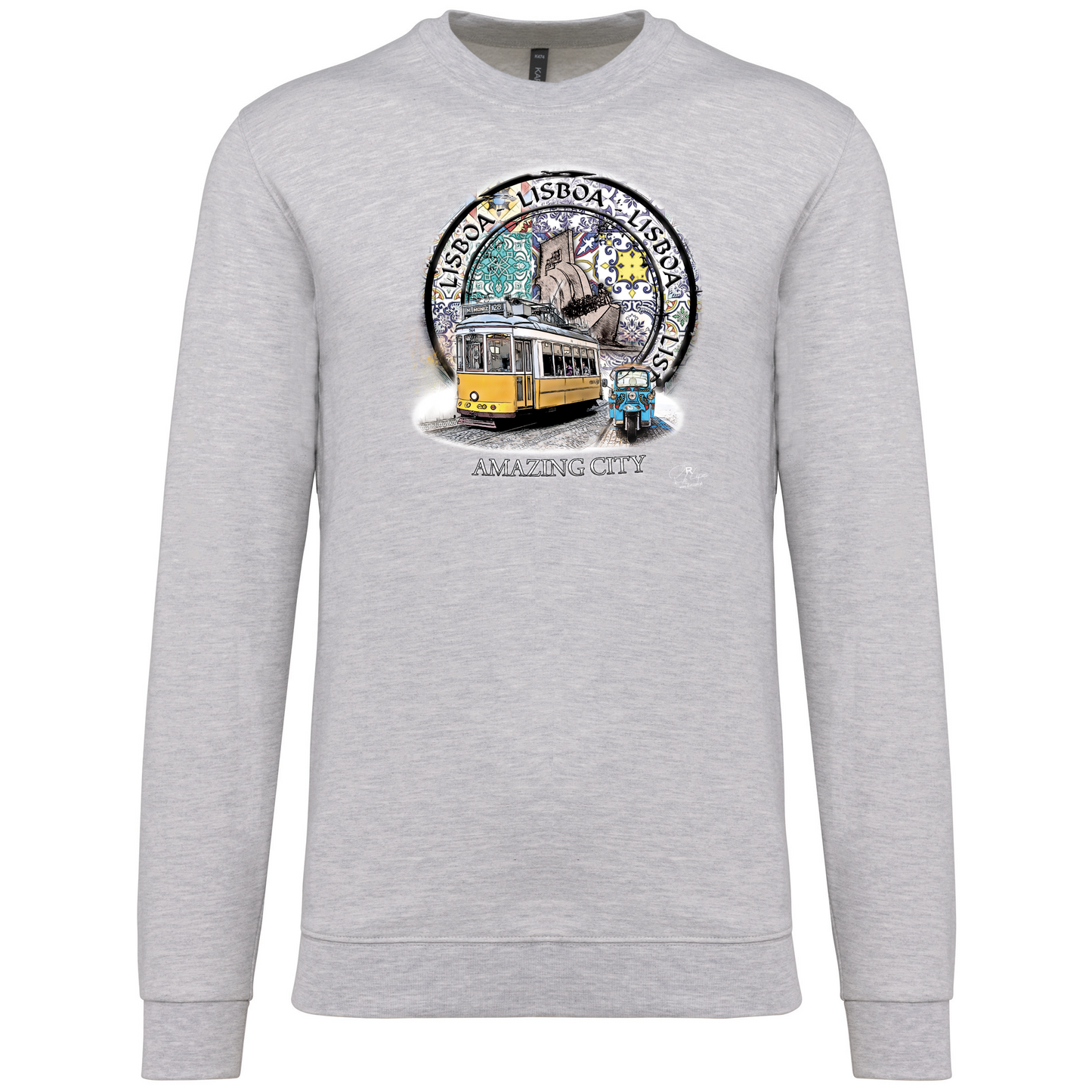Sweatshirt Kariban sem Capuz Amazing City Lisboa