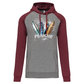 Sweatshirt Bicolor com capuz Surfboards Peniche