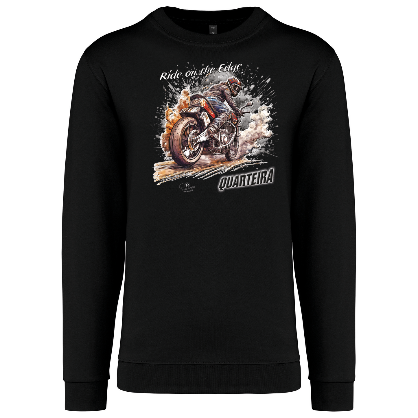 Sweatshirt Kariban sem Capuz Ride on the Edge Quarteira