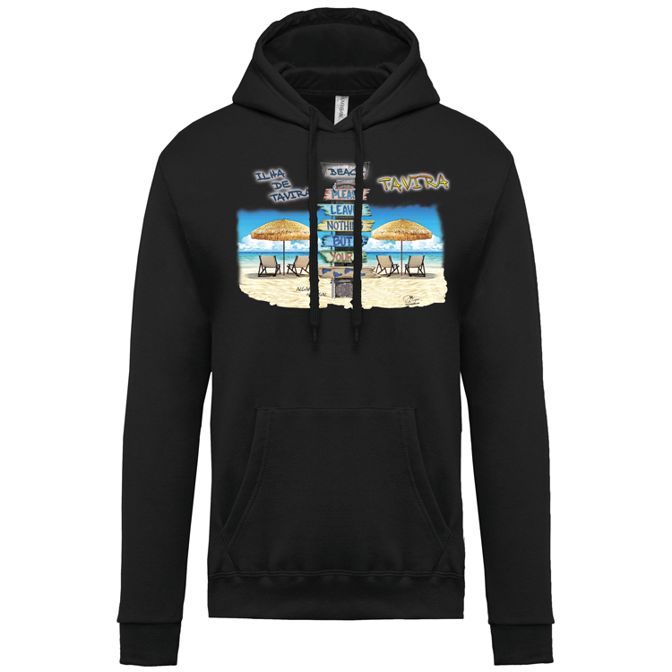 Sweatshirt Kariban com Capuz Pegadas Tavira