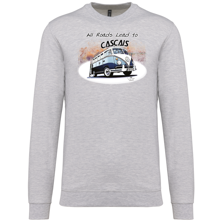 Sweatshirt Kariban sem Capuz All Roads Lead to Cascais