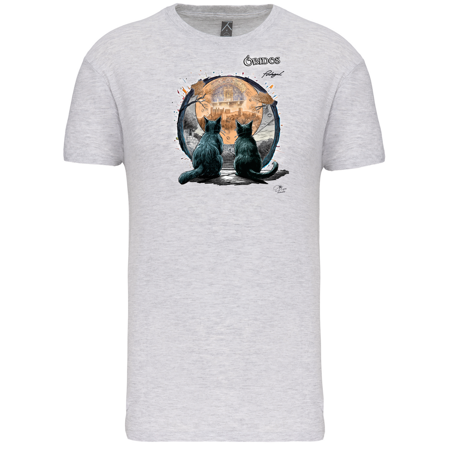 T-Shirt Algodão Biológico Luar Óbidos