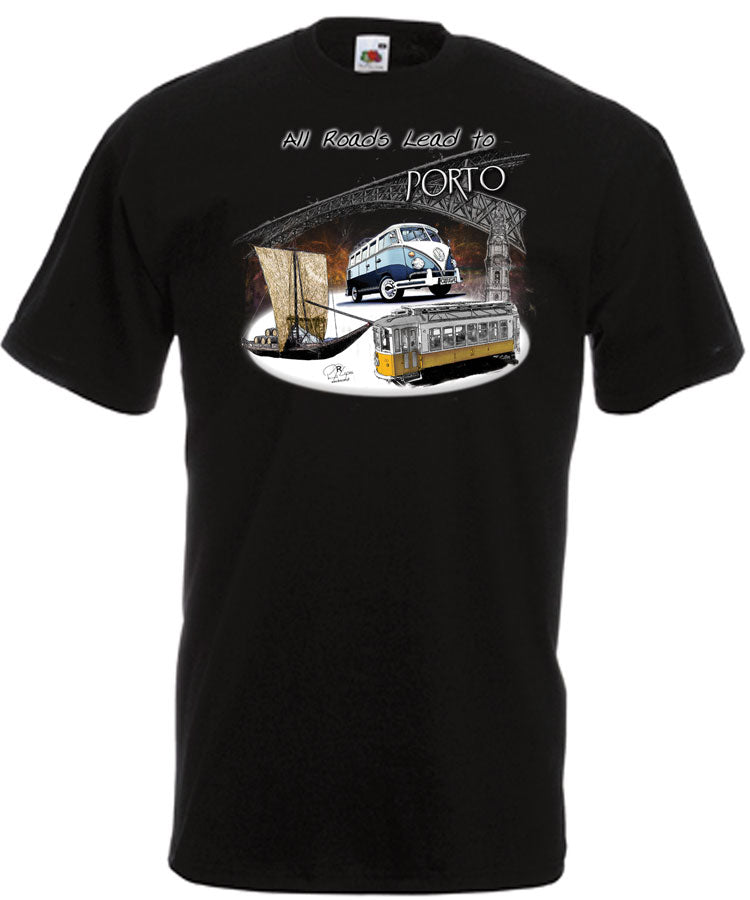 T-shirt All Roads Lead to Porto