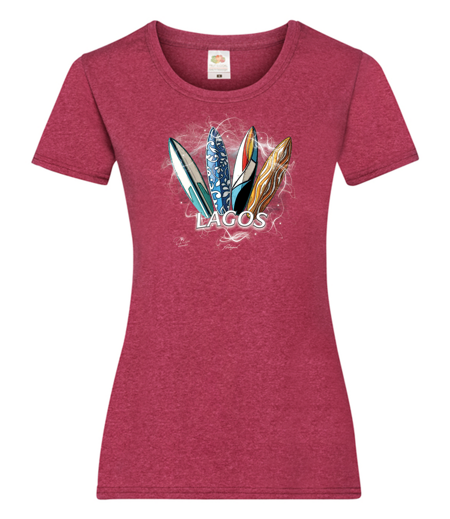 T-shirt Senhora Surfboards Lagos