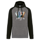 Sweatshirt Bicolor com capuz Surfboards Albufeira