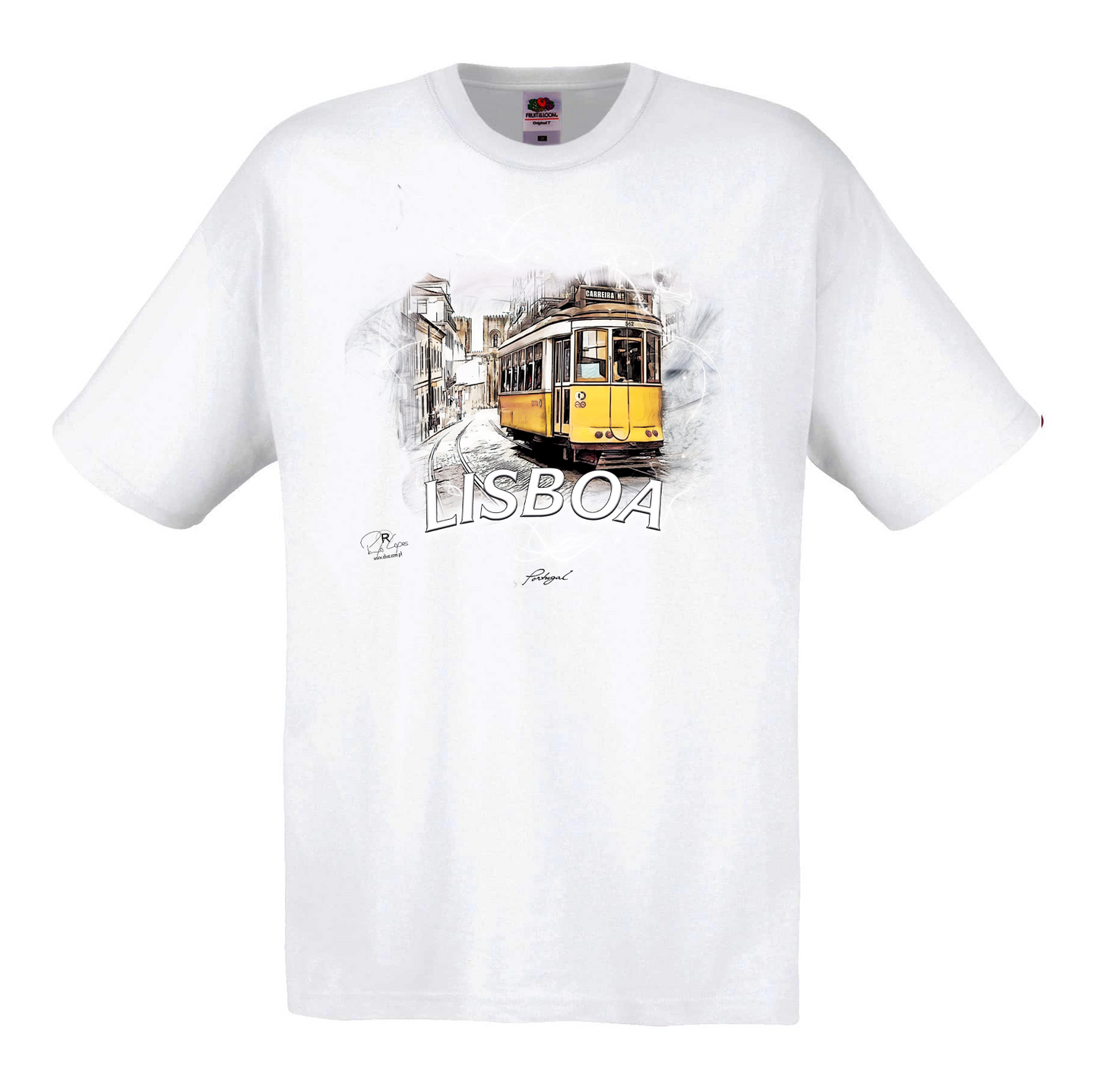 T-shirt Fruit of the Loom, Original 145g, Carreira 28 Lisboa