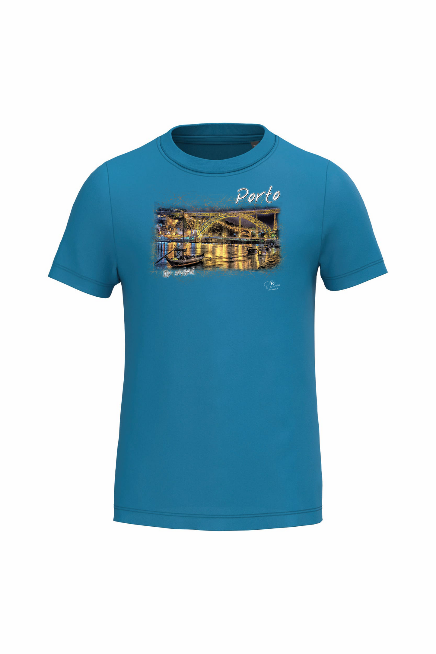 T-shirt de Criança Kariban Porto By Night