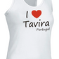 T-shirt Alças Senhora I Love Tavira