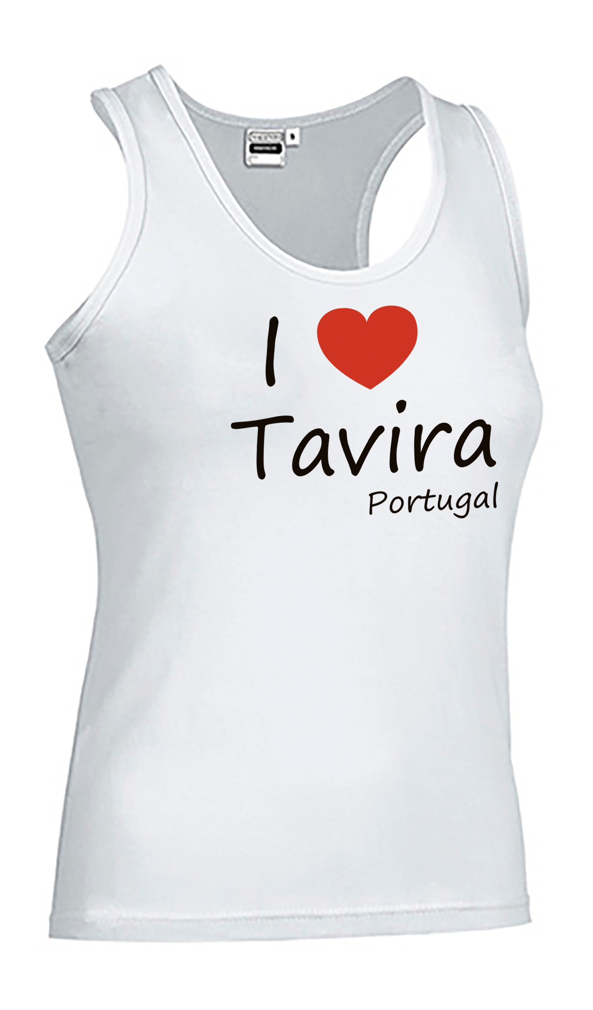 T-shirt Alças Senhora I Love Tavira