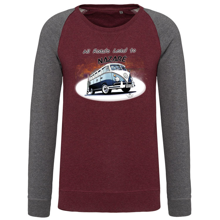 Sweatshirt sem capuz All Roads Lead to Nazaré