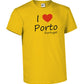 T-shirt Kids I Love Porto