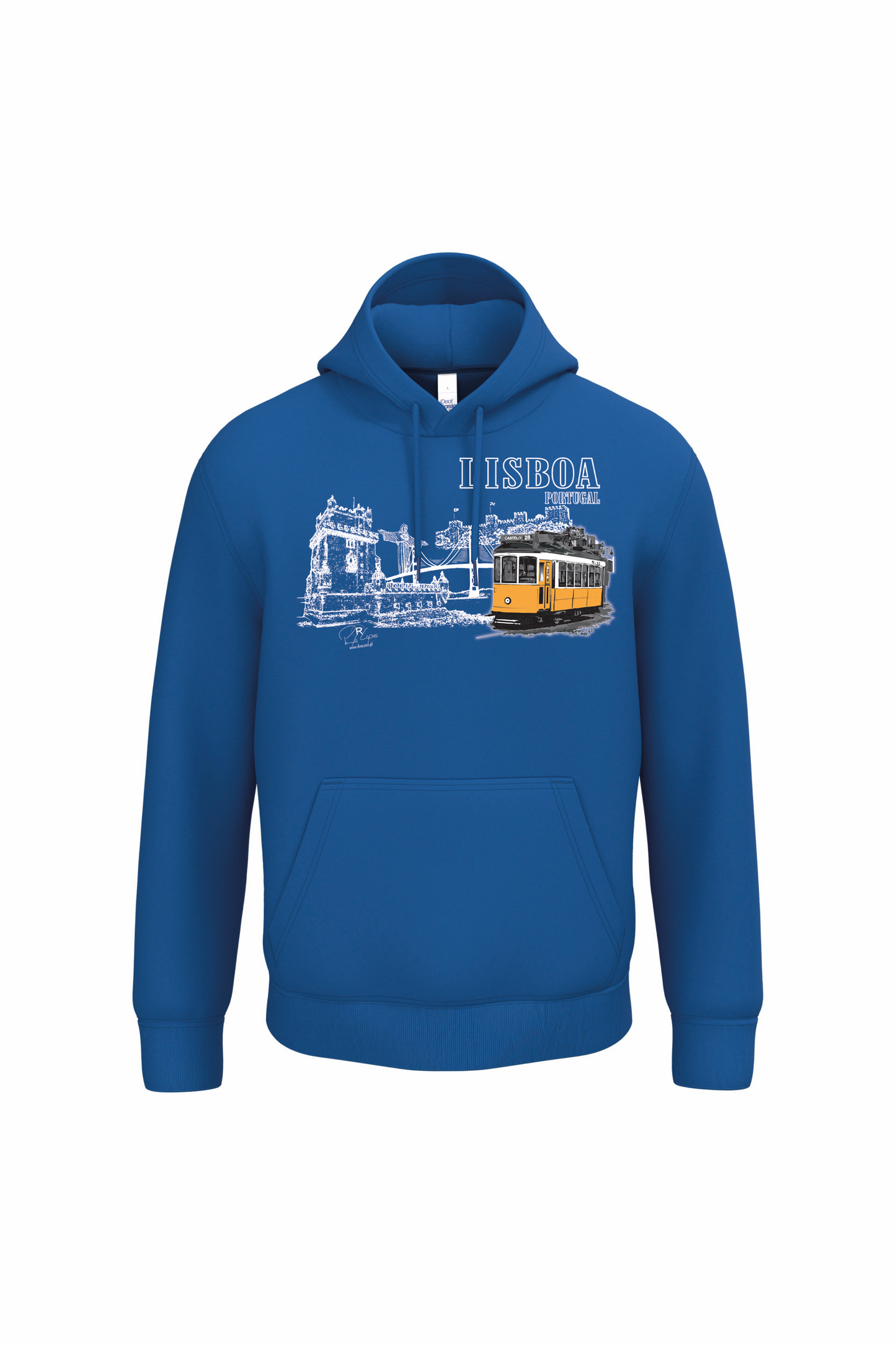 Sweatshirt Ideal com Capuz Monumentos Lisboa