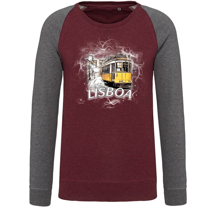 Sweatshirt Bicolor sem capuz Carreira 28