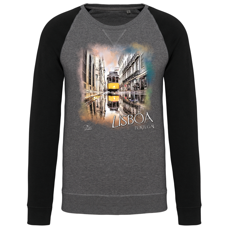 Sweatshirt Bicolor sem capuz Espelho