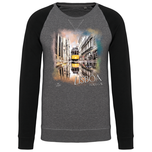 Sweatshirt Bicolor sem capuz Espelho