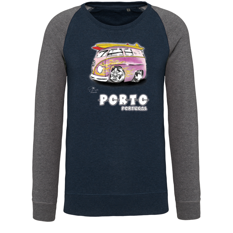 Sweatshirt Bicolor sem capuz Gorduxinha Porto