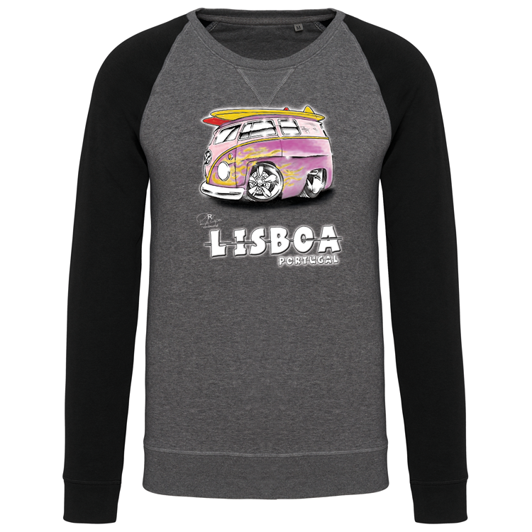 Sweatshirt Bicolor sem capuz Gorduxinha Lisboa