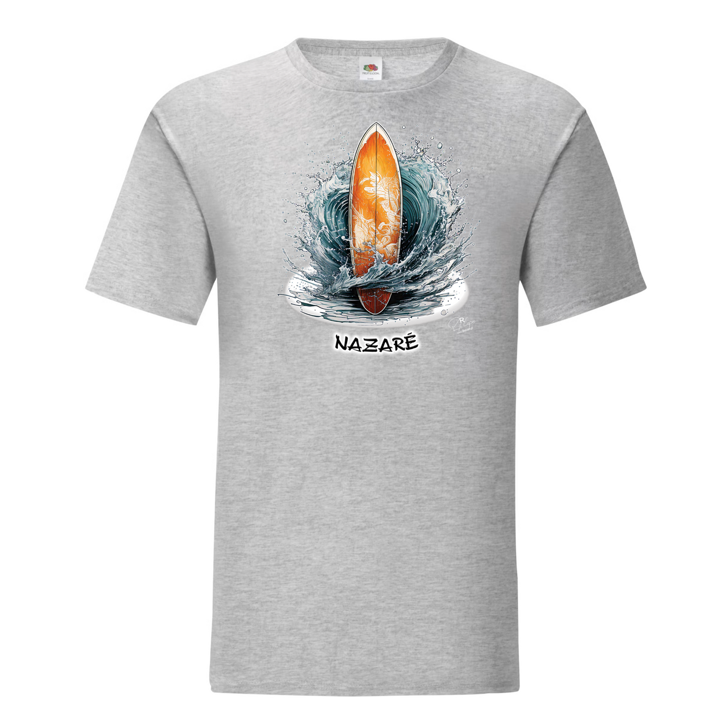 T-shirt Fruit of the Loom, Iconic, 150g, Prancha Nazaré