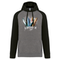 Sweatshirt Bicolor com capuz Surfboards Ericeira