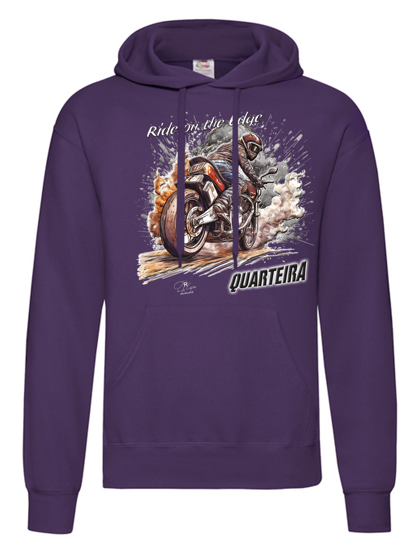 Sweatshirt Surfboards Ride on the Edge Quarteira