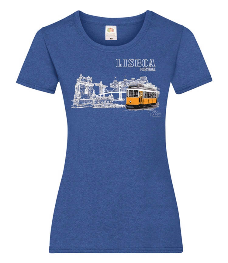 T-shirt Senhora Monumentos Lisboa