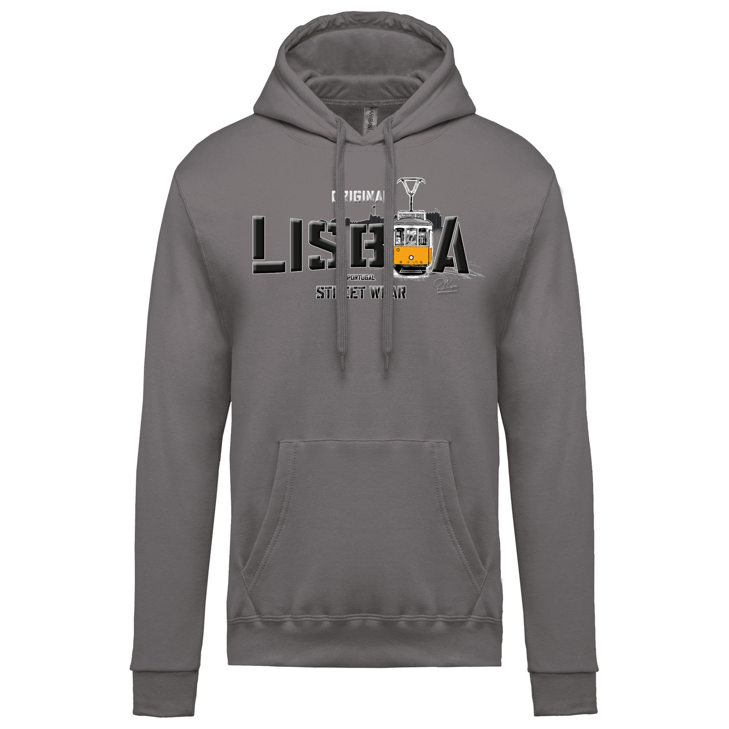 Sweatshirt Kariban com Capuz Original Lisboa