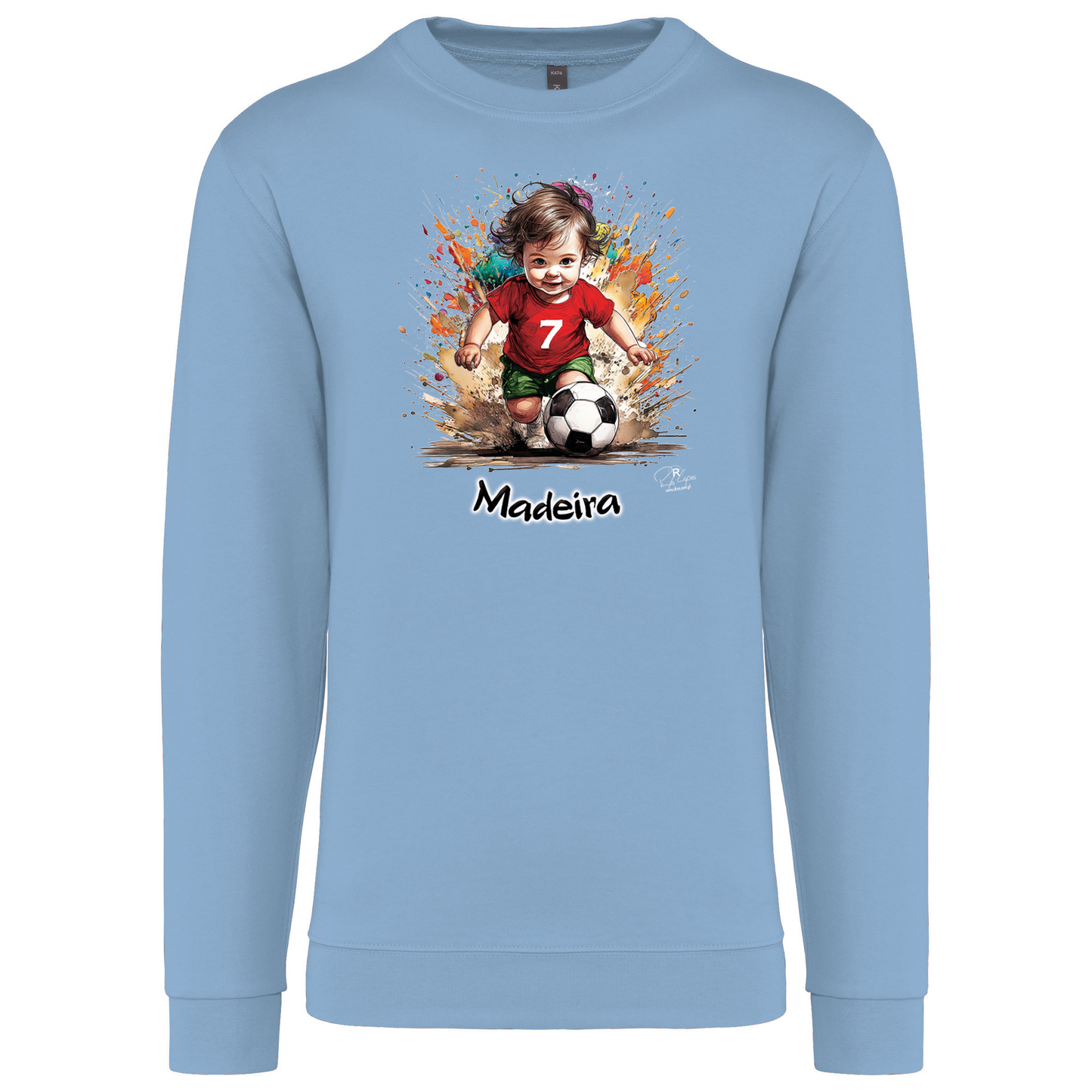 Sweatshirt Kariban sem Capuz 7 Madeira