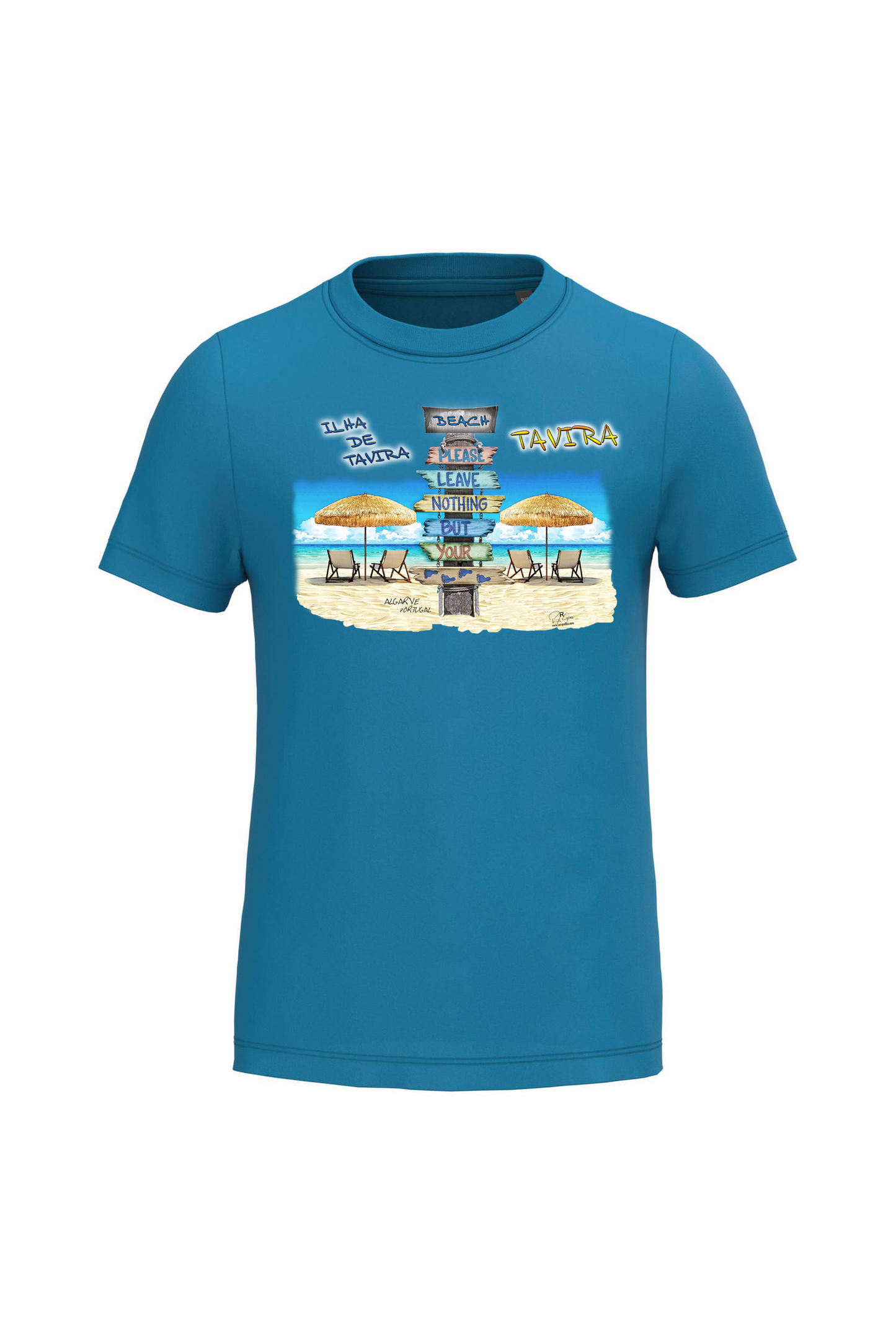 T-shirt de Criança Kariban Pégadas Tavira
