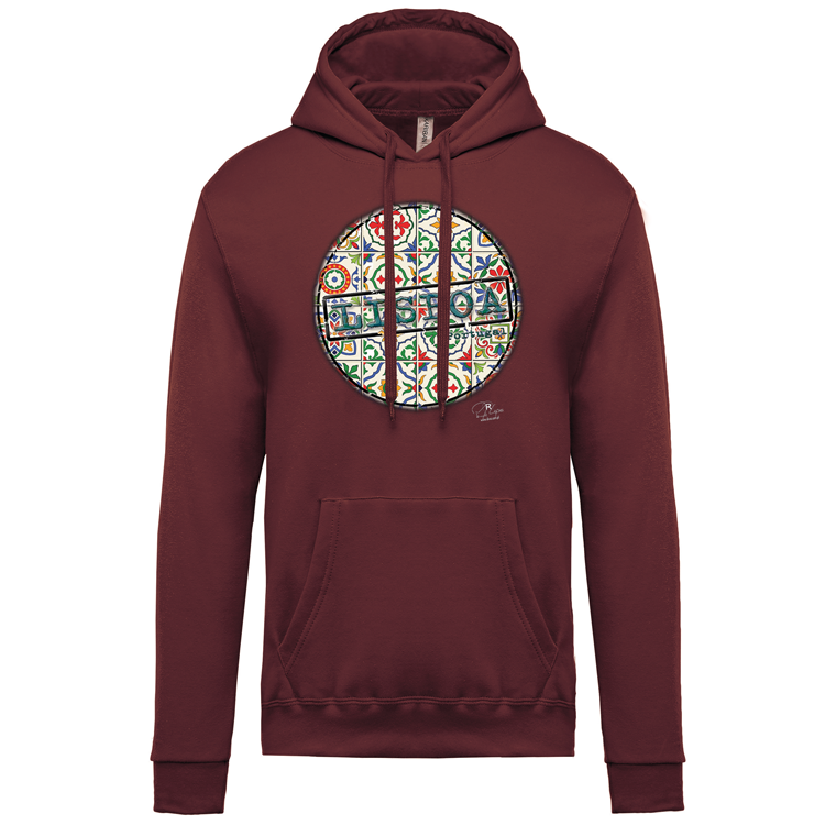 Sweatshirt Kariban com Capuz Pin Lisboa