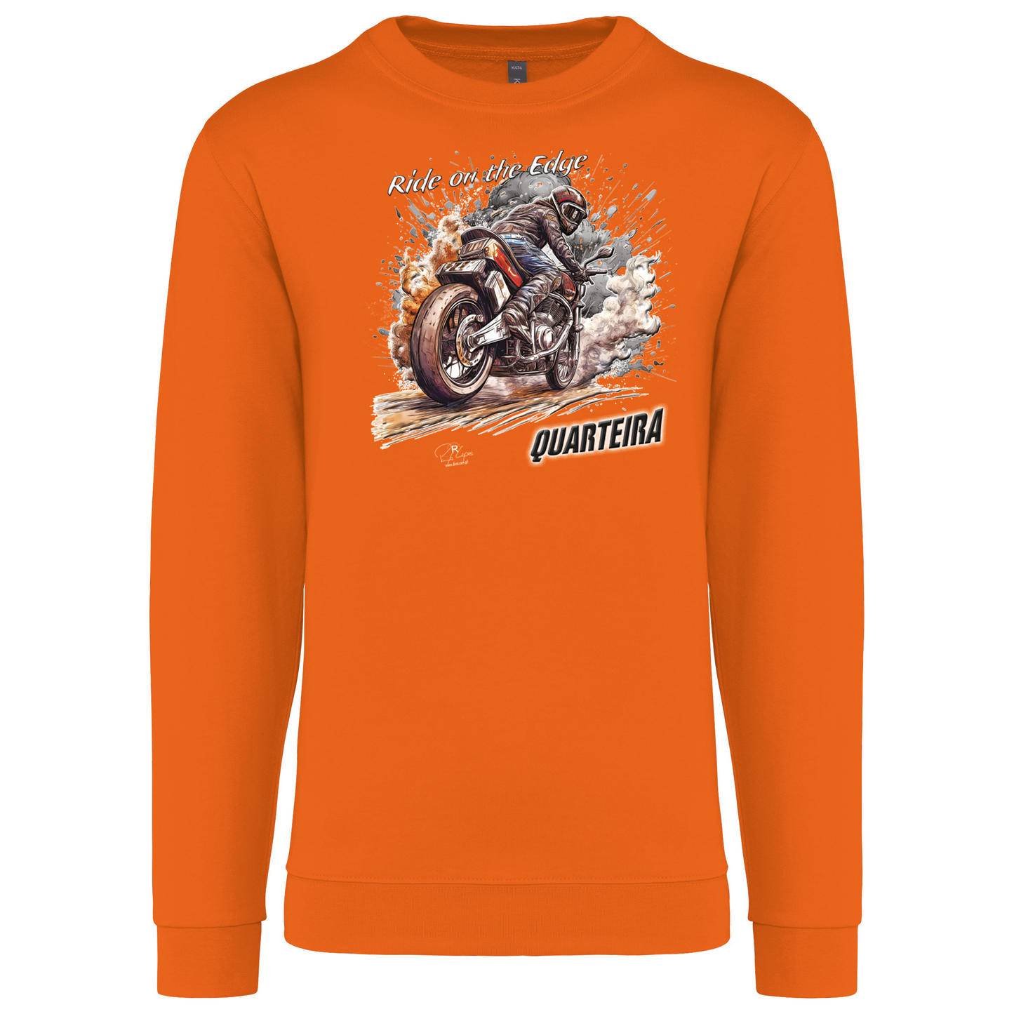 Sweatshirt Kariban sem Capuz Ride on the Edge Quarteira