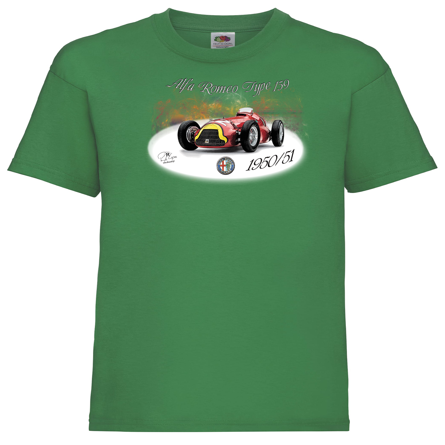 T-shirt Fruit of the Loom Kids Alfa Romeo Type 159