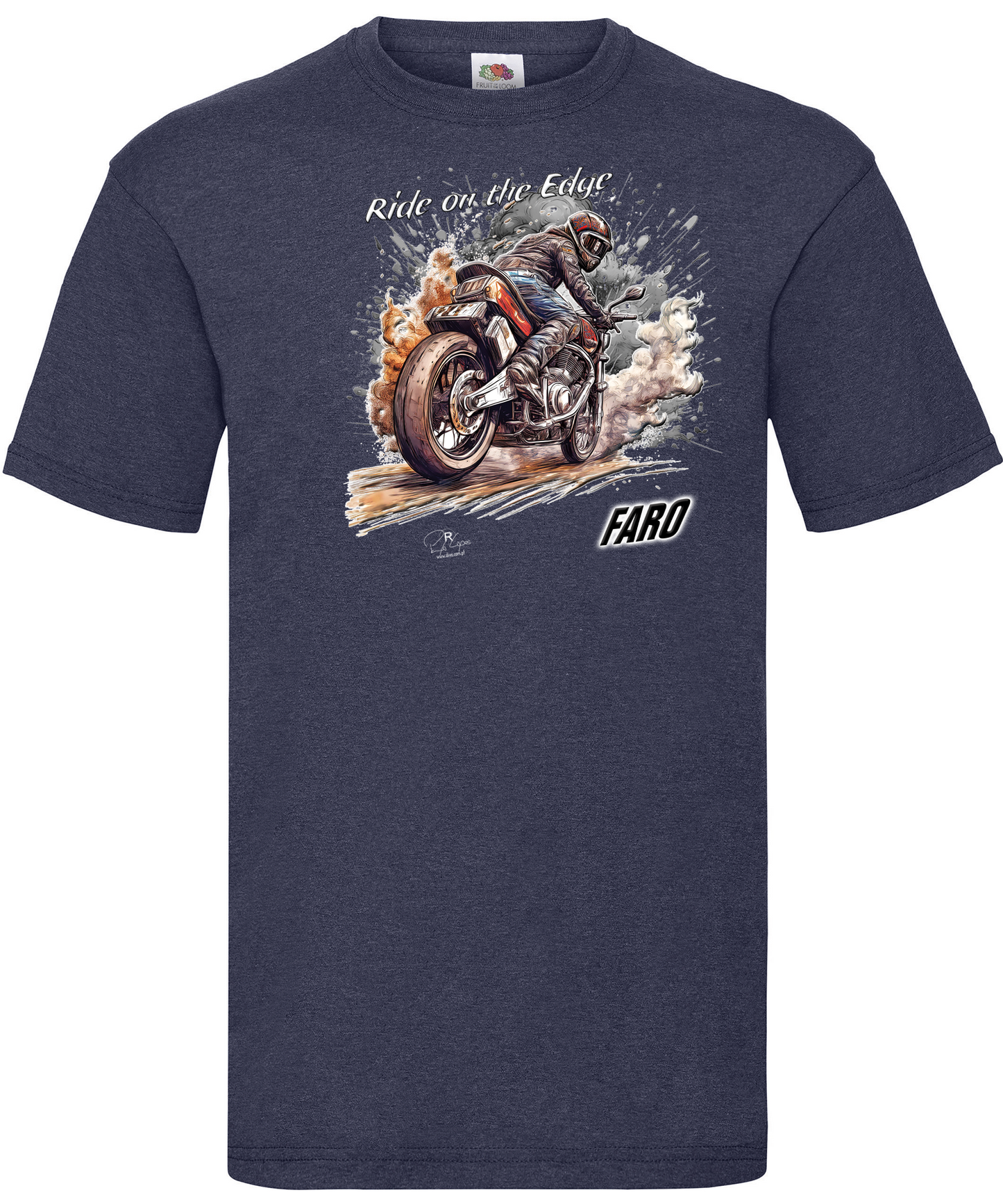 T-shirt Ride on the Edge Faro