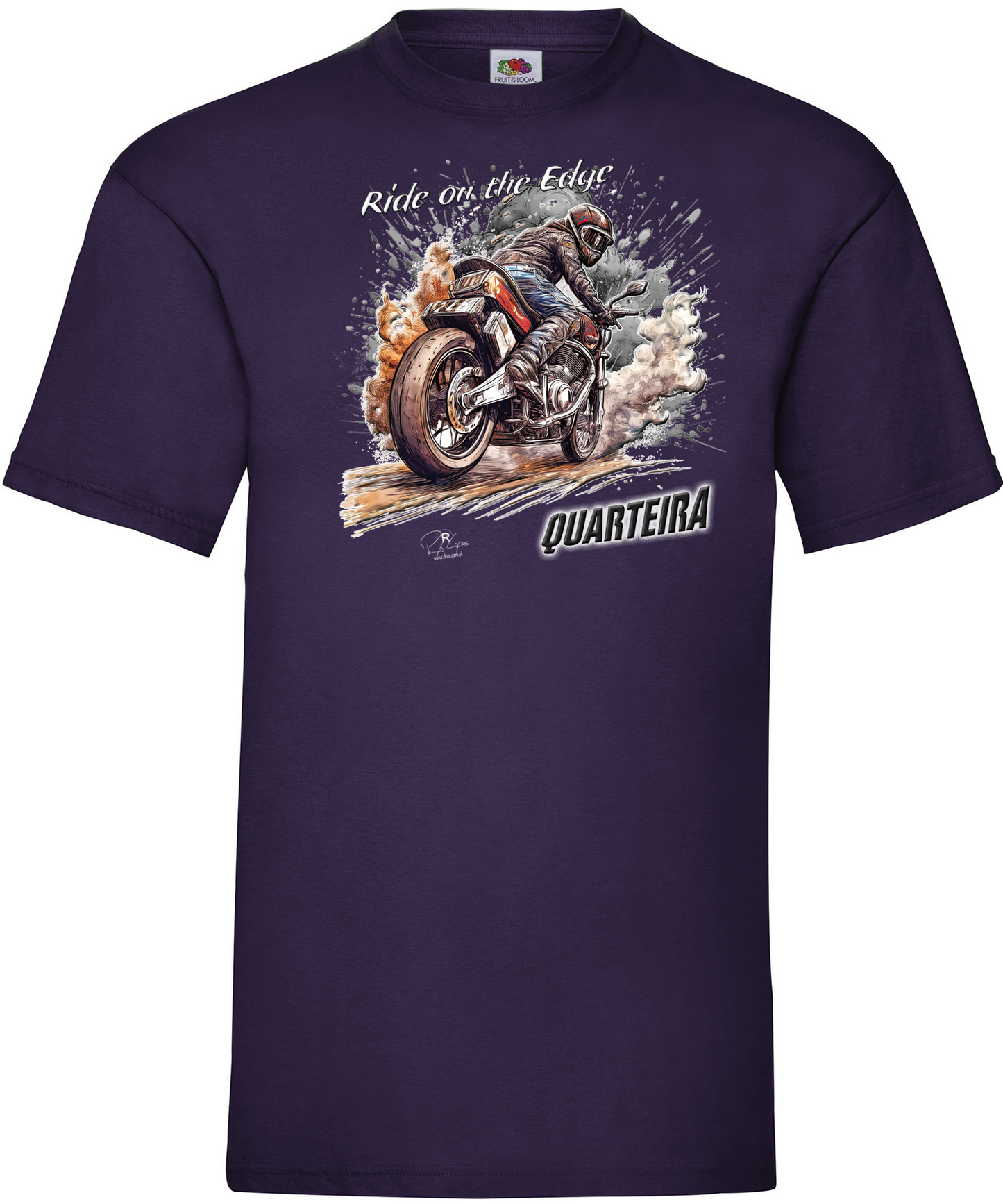T-shirt Ride on the Edge Quarteira