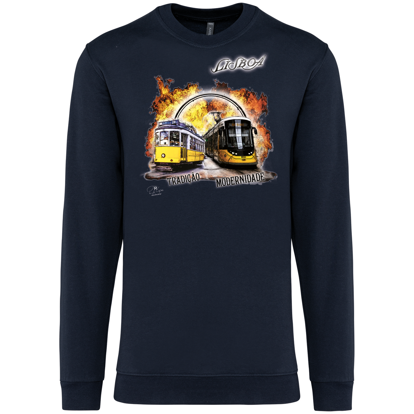 Sweatshirt Kariban sem Capuz Tradição e Modernidade