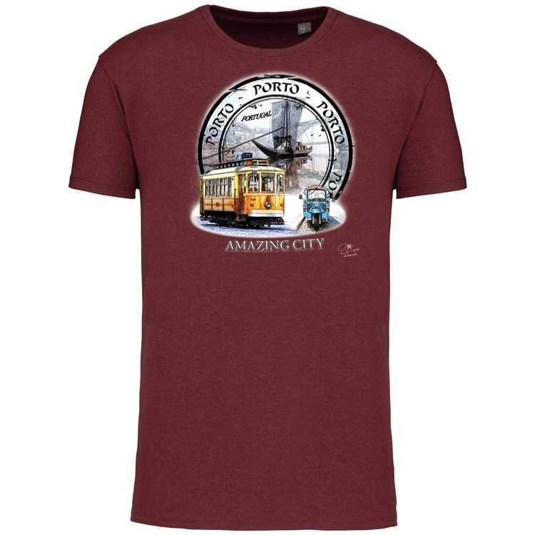 T-Shirt Algodão Biológico Amazing City Porto